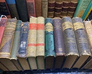 Some Leather bound books