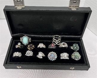 Chunky fashion rings