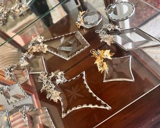 STUNNING GLASS & METAL ORNAMENTS - NEVER SEEN ANYTHING LIKE THEM!