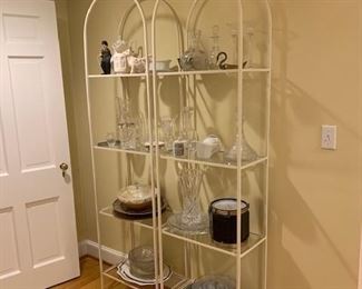 2 pairs of Iron and Glass Atajaires 