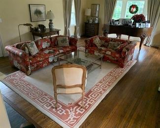 Sofa and Love Seat Is John Stuart - Marge Carson Inc.