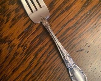 King Richard / Towle sterling flatware 5-piece setting for 12 with extra Serving Pieces