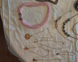 vintage and costume necklaces
