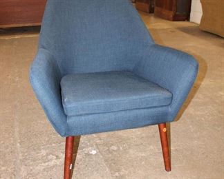 
Lot 530
Modern design lounge chair in the blue tweed style upholstery
