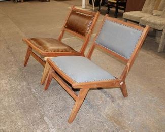 
Lot 536
Pair of modern design style Asian mahogany hardwood lounge chairs

