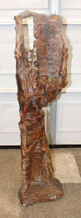 
Lot 540
Mid century sculpture of Moses with the 10 Commandments
