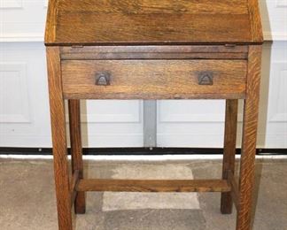 
Lot 560
Antique mission oak slant front desk
