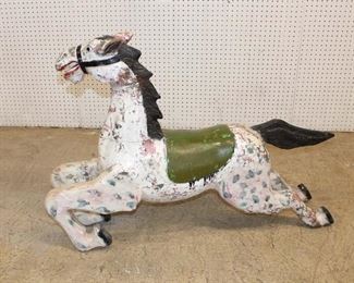 
Lot 613
Antique wooden carousel style horse in original paint
