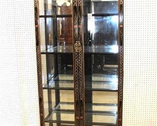 
Lot 620
Asian decorated 2 door display case in the manner of Drexel
