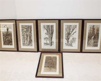 
Lot 747
6 limited edition numbered and signed R. Loos prints approx. 11" w x 17" h
