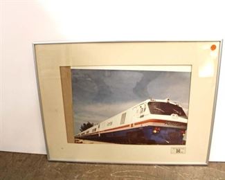 
Lot 759
Amtrak First LRC train 1980 photo approx. 27" w x 20" h
