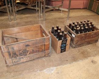 
Lot 792
Antique case of Hanley's beer and Antique Case of Edelbrau beer all in original found condition approx. 30 bottles
