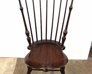 
Lot 804
D.R Dimes Windsor style comb back country chair in the knottie pine and oak

