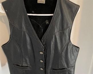 Harley Davidson leather vest 