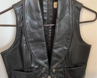 Wicked walrus leather vest 
