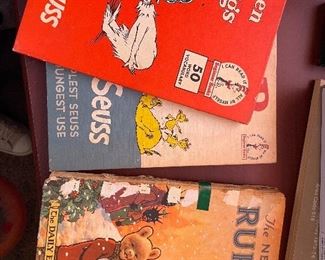 Vintage children's books - dr Seuss and others 