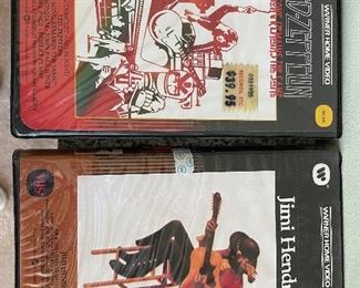 Jimi Hendrix and Led Zeppelin VHS