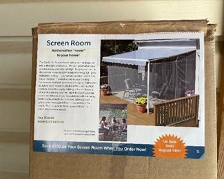 Sun setter screen room - new in box 