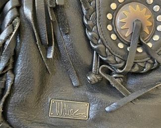 Willie G for Harley Davidson fringe leather purse 