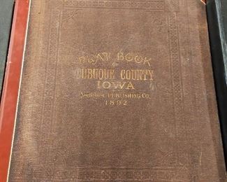 1892 Plat Book Dubuque County Iowa