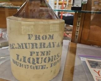 P.C. Murray & Co Fine Liquors, Dubuque IA Crock Jug