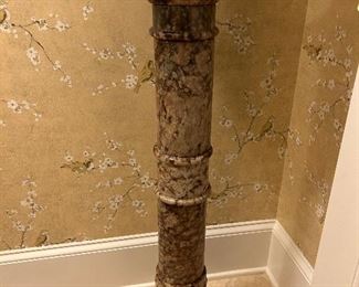 vintage marble pedestal
