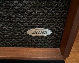 Pair of vintage Allied speakers