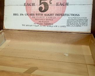 vintage cigar box