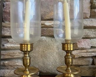 vintage Maitland Smith bass candle sticks