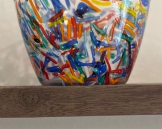 Confetti glass bowl