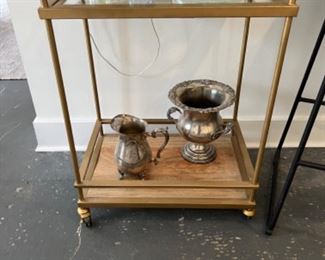 Brass Bar Cart
