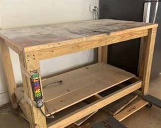 Wood Workbench 