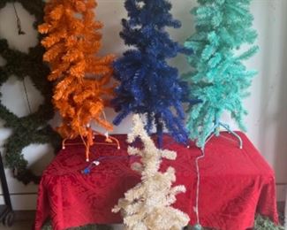 Assortment of Christmas trees