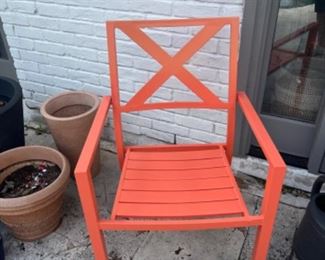 Aluminum outdoor chair