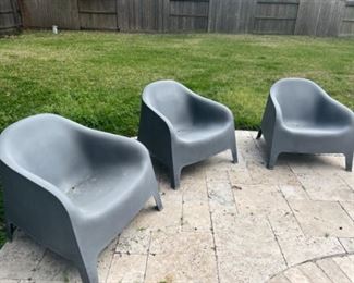  3 Skarpo  chairs