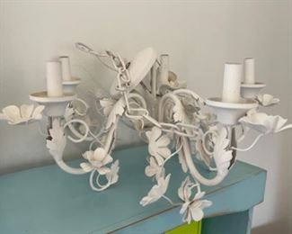 Metal Flower Chandler 