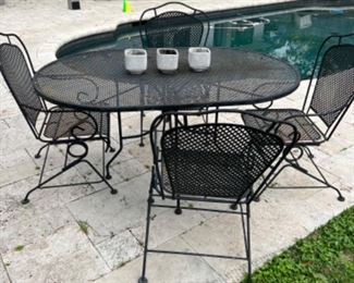 Metal Patio Set