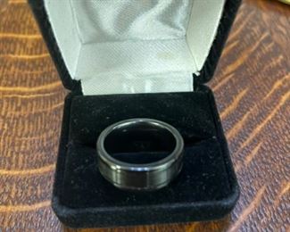 Men’s Black Stainless Steel Band size 10 or 101/2