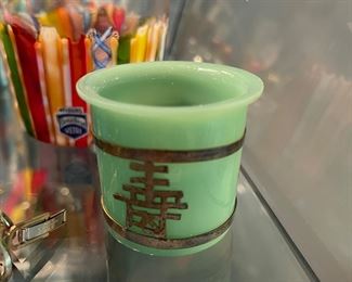 Peking glass cup 