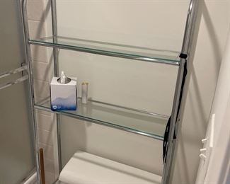 Bathroom shelf - chrome