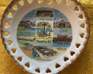 Hemisfair 68 Souvenir Plate