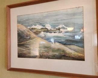 Original Watercolor signed 