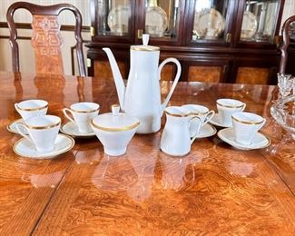 Freiberger Germany porcelain coffee set