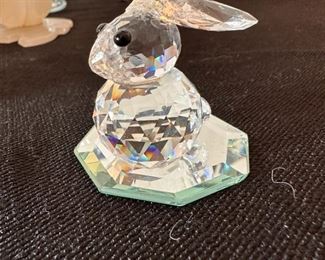 Swarovski crystal bunny