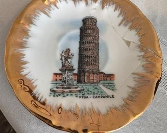 Pisa Campanile plate
