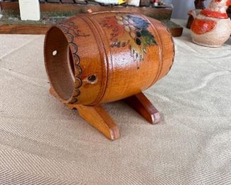 Wooden bank from Budapest