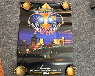 2002 Continental Tire Bowl UV vs. WVU poster