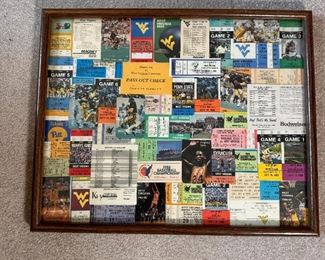 1980s WVU tickets and schedules