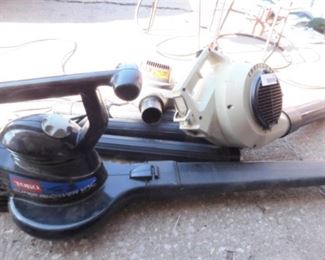 Leaf Blowers- Torro, Craftsman & Shop Vac