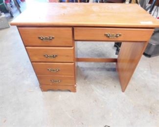 Vintage 5 Drawer Desk